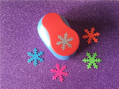 9 PCS Mini Paper Punches Sets Christmas Tree Snowflake and Circle Craft Hole Puncher Shape DIY Scrapbook Paper Cards Art Cutter Tool
