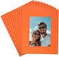uxcell 10Pcs Picture Mats, 8 x 10 Mat Board Center for 5 x 7 Pictures Acid Free White Core Bevel Cut Frame Mattes for Display Art Measuring, Orange