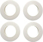 4 Rolls 1/2 Inch Floral Tapes Florist Wraps for Bouquet Stem and Flowers Making Craft Projects (30 Yards, White)