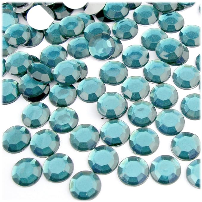 The Crafts Outlet 144pc Rhinestones Round 10mm - Purple Amethyst