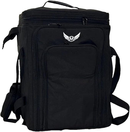 Ultimate Board Game Travel Bag – Durable Storage Case for Up to 10 Games, Water-Resistant, Adjustable Strap & Handles – Perfect for Game Nights, Conventions & Tournaments (Parent) (Black)