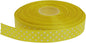 Polka Dot Grosgrain Ribbon 25 Yard Each Roll 100% Polyester (5/8", Yellow)