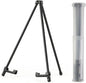 14" High Tabletop Instant Display Easel - Black Steel Small Tripod Easel Stand with Adjustable Holders for Pictures, Paintings, Posters and Store Signs(1 Pack)