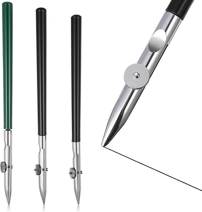 Gatuida 3pcs Adjustable Straight Line Pen, Art Ruling Pen for Masking Fluid, Fine Lines Drawing Tool, Black (Size L, M, S, 1pc Each)