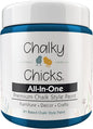 Chalky Chicks 8 Fl Oz Matte Midnight (Peacock Blue) Chalk Paint for Furniture Without Sanding - No Prep Furniture Paint No Sanding All in One for Crafts, Walls, Cabinet, Metal, Dresser, Farmhouse