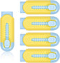 Pencil Erasers, Retractable Erasers for Pencils - Blue Yellow, Pack of 5