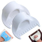2 PCS Edge Lock Seam Guide, Mini Sewing Finger Ruler for Hand Sewing, DIY Sewing Kit Tool, Sewing Needle Gauge Measuring Guide White, 3mm+4mm
