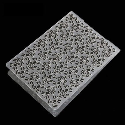 10 Styles Plastic Embossing Folder DIY Craft Template Molds Stamp Stencils Scrapbook Paper Cards Photo Album Making Tool Embossing Folders Handmade Art Craft Supplies Fondant Cake Decorating Mold