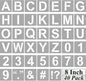 Alphabet Letter and Number Stencils 8 Inch - 40 Pack Large Letters and Numbers Stencil Templates with Signs for Painting on Wood, Reusable Letter Stencils for Chalkboard Signs & Wood Wall Art