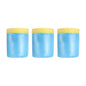 uxcell Pre-Taped Masking Film, 1.8ft x 66ft Plastic Paint Drop Cloth with Medium-Tack Painters Tape for Painting Spraying Protection Blue Film 3Pcs