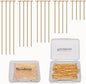100pcs 18K Gold Filled Flat Head Pins Non Tarnish Craft Earring Bracelet Jewelry Making Accessories Supplies (70mm (2.75in), Gold-Flat Head Pin)
