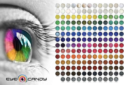 Eye Candy Pigments Premium White Mica Powder - Haku-Gan White (50gr) - for Epoxy, Resin, Soap, Paint, Woodworking, Acrylic Pouring, Bath Bombs, Fishing Lures - DIY Arts and Crafts Additive