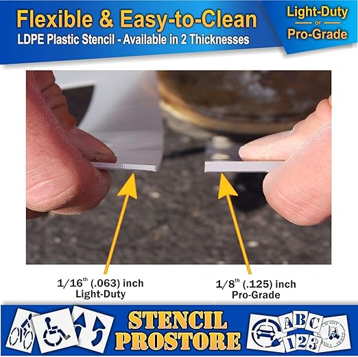 Pavement Stencils - 36 in - Electric Vehicle Silhouette with Plug and EV Letters - 35'' x 41'' x 1/8" (128 mil) - Pro-Grade