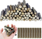 FSWCCK 100 PCS Craft Sticks, 2 Inch Natural Birch Twigs Sticks, Mini Wood Log for DIY Crafts, Farmhouse Centerpiece Decor and Rustic Home Decor