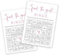 Bridal Shower Bingo, 25Pcs Prefilled Find The Guest Bingo Game Cards, Engagement Party Games for Guests, Pink Wedding Party Supplies - E17