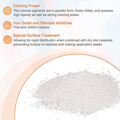 HARFINGTON Iron Oxide Powder Concrete Pigment 325 Mesh 3.5oz (100g) Iron Oxide Grout Pigment for Pastel Tile Paint Concrete Cement, Magenta
