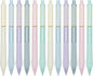 Gel Pens Black Ink Fine Point 0.5mm Retractable Cute Pen for Smooth Writing School Office Supplies (Gold 12-count)
