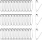 500 PCS 38mm / 1.5 Inch Heavy Duty Quilting Safety Pins, Medium Silver Metal Sewing Pins for DIY Crafts Jewelry Making Baby Clothing (Nickel Plated)": "