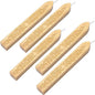 Yoption Sealing Wax Sticks with Wicks Antique Fire Manuscript Sealing Wax for Wax Seal Stamp (Light Golden)