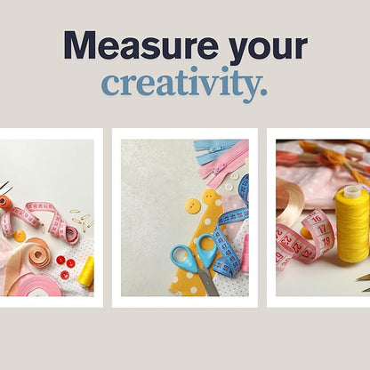10 Colors Serger Sewing Thread and Tape Measure - 10 Cones Threads of 500 Yards Each Spool | Sewing Clips Quilting Materials Heavy-Duty Sewing Machine Threads and Tape Measure | Lace,Ribbon Yarn