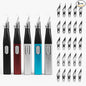 5 PCS Exacto Knife,Hidden Blade Design at The End,Comes with 5 Spare High Qualiry Carbon Steel Exacto Knife Blades. Craft Knife for Crafting, Arts,Modeling,Scrapbooking,Stencil,DIY Projects.5 Color