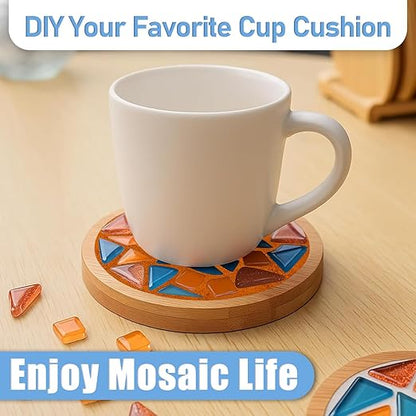 Mosaic Crystal Grout, Mosaics Tile Tools, Mosaic Tile Accessories – Essential for Handmade Grouting and Perfect for DIY Craft Projects (Orange Red, 8.8oz)