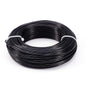Fashewelry 180 Feet 12 Gauge Aluminum Wire Black Bendable Metal Craft Wire for Beading Jewelry Craft Making