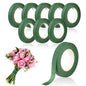 Phinus 9 Rolls Floral Tape, 1/2 Inch x 30 Yard Flower Tape, Green Floral Tape for Floral Crafts Supply, Bouquet Stem Wrapping, Wedding Bouquet (Green)