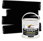 Chalkboard Blackboard Paint - Brush on Wood, Metal, Glass, Wall, Plaster Boards Sign, Frame or Any Surface. Use with Chalk Pen Wet Erase, Non-Toxic - Matte Finish [Black] - (33.8oz Cover 129 sf)