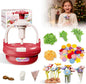 EALRIDV Fabric Flower Bouquets Toys, DIY Flower Press Kit, Creative Floral Craft Set for Kids Ages 4 5 6 7 8+ Years Old, Build Your Own for Birthday Gifts, Arts and Crafts Projects