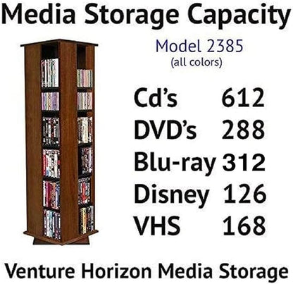 Venture Horizon Revolving Media Tower 600 White
