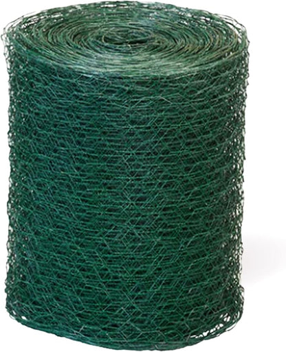 SLS SUPPLY FLORA - Green Florist Netting, Customizable Floral Wire, Steel Wire Mesh Roll, Versatile and Durable Garden Netting, Essential Floral Arrangement Supplies, 12 inches x 150 feet