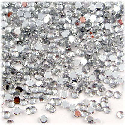 The Crafts Outlet 1,440pc Rhinestones Round 3mm (10ss) Flatback Light Orange