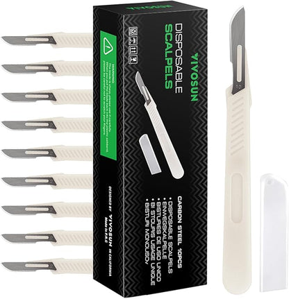VIVOSUN #10 High-Carbon Steel Blades for Cutting Plants and Propagation