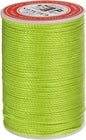 uxcell Round Leather Sewing Waxed Thread, 55m / 60 Yards Wax Polyester String, 0.8mm Waxed Stitching Cord for Leather Crafts, Bookbinding, Bracelets Braided, Bright Green