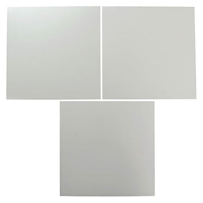 EAGLE 1: 12" x 12" 26 Gauge Sheet Metal Squares (3 Pack Per Order, Multiple Colors) Great for Arts, Crafts, DIY Home or Work Projects (12" X 12", Ash Grey)