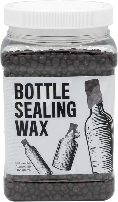 Blended Waxes, Inc. Bottle Sealing Wax, Pastille Wax Seal Beads For Wine, Beer, and Liquor Bottle Sealing, Seals Between 25-30 Bottles, 1 lb, Purple Metallic