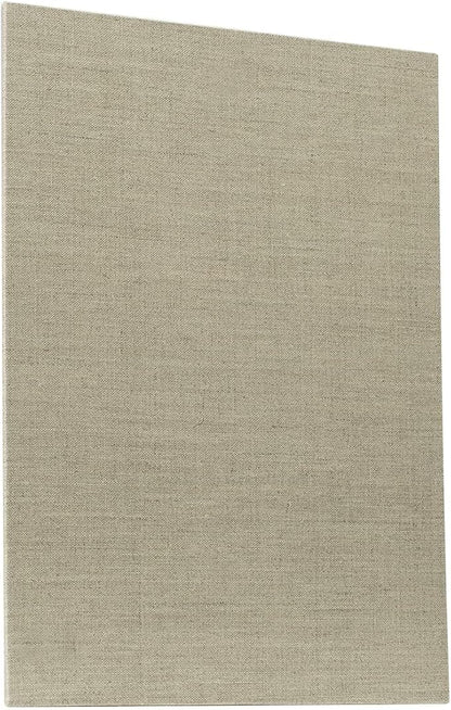 Senso Clear Primed Linen Panels - 12x12-3 Pack of Panels for Painting Oils, Acrylics, Pastels and More