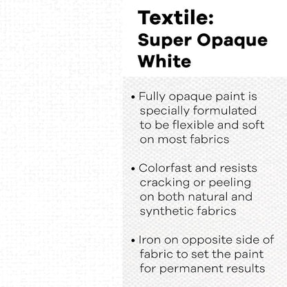 Jacquard Textile Super Opaque White 8oz-
