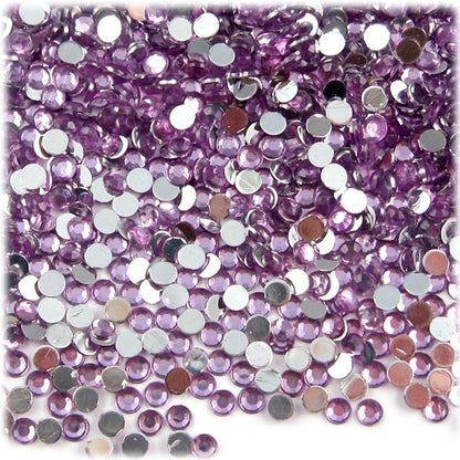 The Crafts Outlet 1,440pc Rhinestones Round 3mm (10ss) Flatback Ruby Red