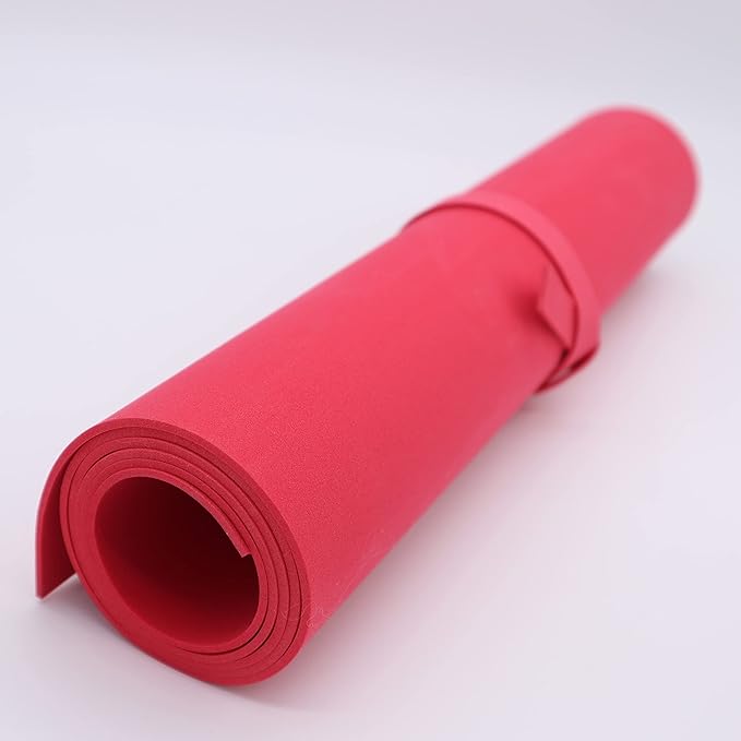 OISAKLD EVA Foam 2mm-10mm 13.7"×39" Craft Foam Sheet 74 kg/m³ Cosplay Foam for Craft Model Cosplay 2mm