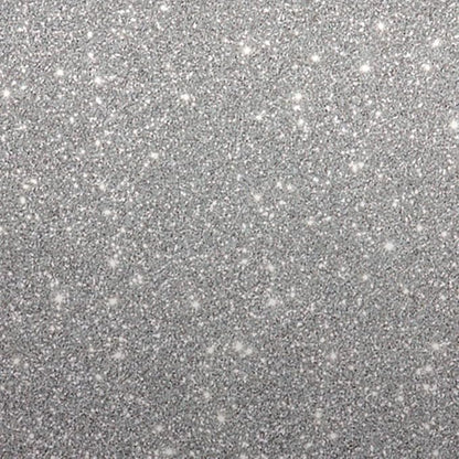 Silver Glitter HTV Heat Transfer Vinyl Bundle 8 sheets-12 x12 Iron on Vinyl for T Shirts Hats Clothing Compatible with Cricut Cameo Heat Press Machine