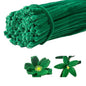 100 Pieces Pipe Cleaners Chenille Stem, Green Pipe Cleaners Set for Pipe Cleaners Christmas Tree DIY Arts Crafts Decorations, Chenille Stems Pipe Cleaners (Dark Green)