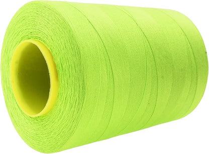 Mandala Crafts 4 Pack of Serger Threads Cones Spools - 20S/2 24000 Yards Polyester Lime Green Threads for Sergers Machine and Overlock Quilting Sewing Machine