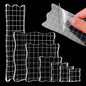 7PCS Acrylic Stamp Block, Clear Stamping Blocks Tool Acrylic Blocks for Stamping Decorative Stamp Blocks Square Display Block Set Props for DIY Crafts Making