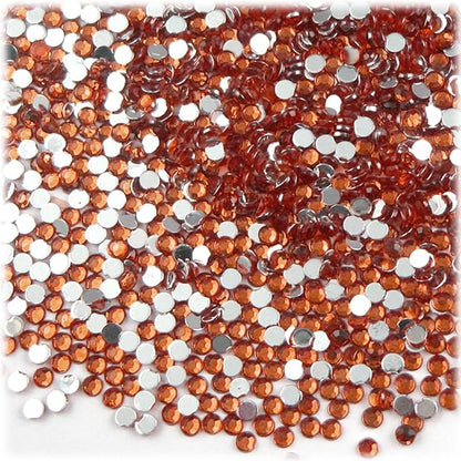 The Crafts Outlet 1,440pc Rhinestones Round 3mm (10ss) Purple (Amethyst)