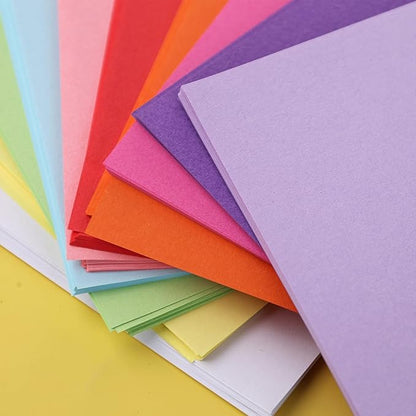 Koogel 250Sheets Origami Paper Craft Kits, Color Paper 6"x 6" with Origami Book, DIY Art Projects Set for Beginners