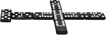 WE Games Walnut 7-Games-in-1 Combination Game Set - Includes Chess, Checkers, Backgammon, Dominoes, Cribbage, Poker, Dice and Cards
