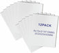 12 Pack Foam Core Board, ZJCEASER 8 x 10 White Poster Board, 3/16" Thickness Sign Board Craft Foam Sheet for Signboards, School Projects, University Displays, College Events, Arts & Crafts, Framing