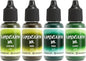 Alcohol Ink Set #17: Matched Color Combination of Alcohol Inks, 4 pcs. 0.51 fl oz (15 ml) Each